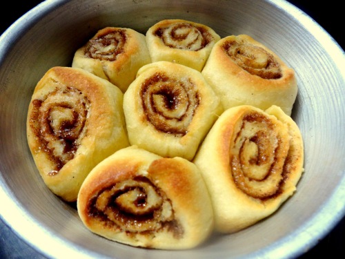 Cinnamon Rolls.. just out of the oven..